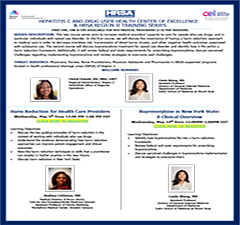 Hepatitis C and Drug User Health Center of Excellence & HRSA Region II Training Series: